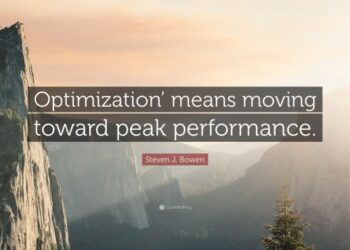 Steven J. Bowen Quote: “Optimization’ means moving toward peak ...